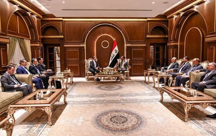 مسرور بارزاني والحلبوسي يؤكدان أهمية حل المشاكل العالقة بين إقليم كوردستان والحكومة الاتحادية