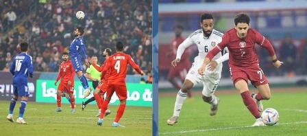 البحرين وقطر يتأهلان إلى نصف نهائي خليجي 25