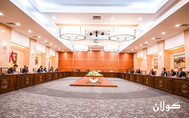 ئەنجومەنی وەزیرانی هەرێمی کوردستان کۆبوونەوەی ئاسایی خۆی ئەنجام دەدات