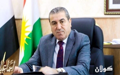 ئیسماعیل مستەفا ڕەشید قائیمقامی قەزای بەردەڕەش بۆ گوڵان:     بە گوژمەی 18 ملیار دینار سایلۆیەك لە بەردەڕەش دروست دەكرێت كە توانای هەڵگرتنی  40 هەزار تۆن گەنمی هەیە