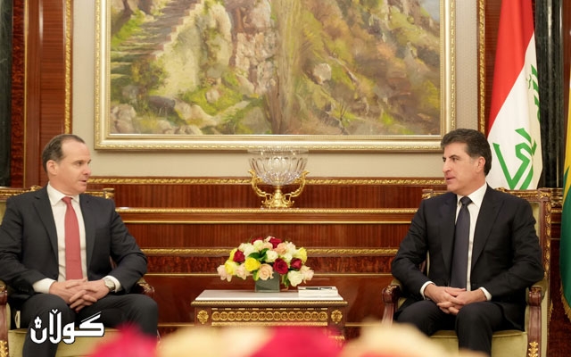 سه‌رۆك نێچيرڤان بارزانى له‌گه‌ڵ شاندێكى باڵاى ئه‌مه‌ريكى كۆبووه‌وه‌‏