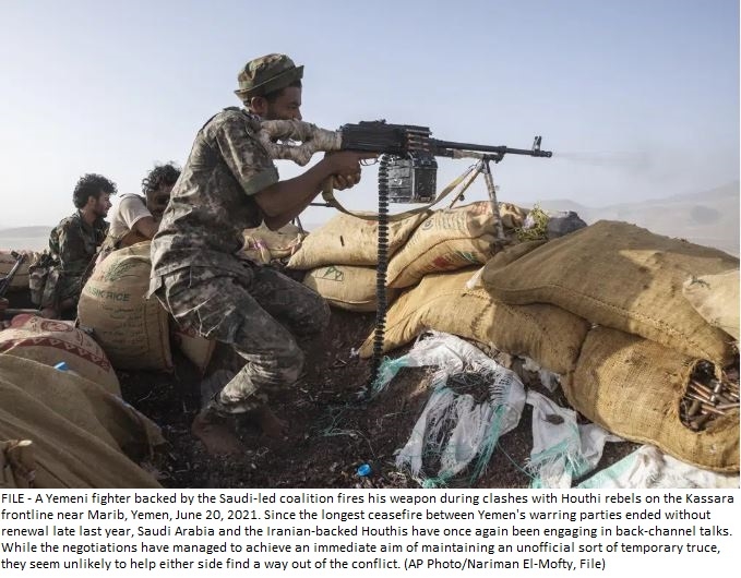 Yemen rebels, Saudis in back-channel talks to maintain truce