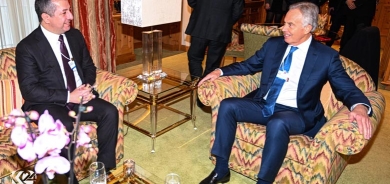 Mesrûr Barzanî û Tony Blair li Davosê li ser çaksaziyên Kabîneya Nehem gotûbêj kirin