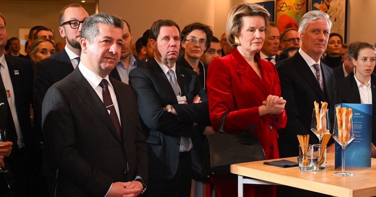 منتدى دافوس| مسرور بارزاني يبحث مع ملك وملكة بلجيكا الأوضاع في كوردستان