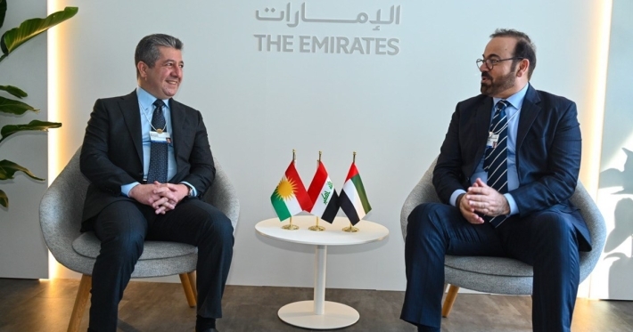 مسرور بارزاني ووزير الاقتصاد الإماراتي يبحثان توطيد التعاون في مجالات التجارة والسياحة والحوكمة الإلكترونية