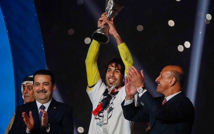 العراق يتوج بطلاً لخليجي 25