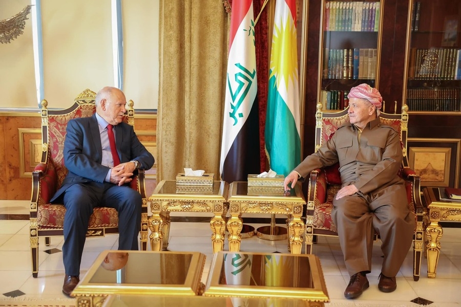 Serok Barzanî pêşwaziya Serokê berê yê Yekîtiya Zanîngehên Erebî kir