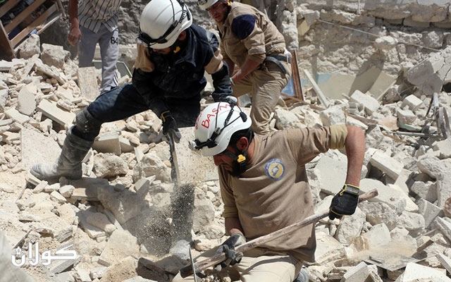 بەهۆی داڕمانی باڵەخانەیەک لە شاری حەلەبی پایتەختی سوریا ١١ کەس گیانیان لە دەستدا