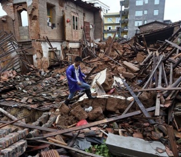 بوومەلەرزەیەک بە گوڕی 5.9 پلە لە نیپاڵ ڕوویدا