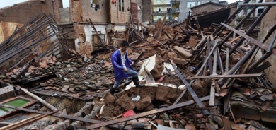 بوومەلەرزەیەک بە گوڕی 5.9 پلە لە نیپاڵ ڕوویدا