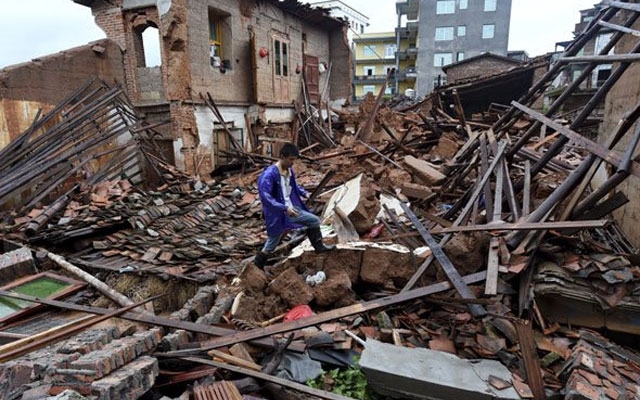 بوومەلەرزەیەک بە گوڕی 5.9 پلە لە نیپاڵ ڕوویدا