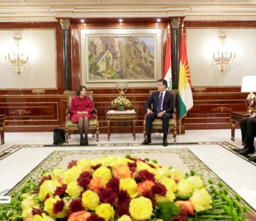 سه‌رۆك نێچيرڤان بارزانى له‌گه‌ڵ له‌ شاندێكى باڵاى UN كۆبووه‌وه‌