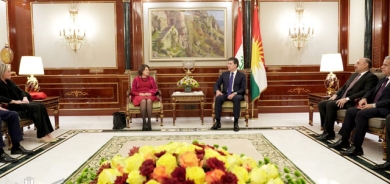 سه‌رۆك نێچيرڤان بارزانى له‌گه‌ڵ له‌ شاندێكى باڵاى UN كۆبووه‌وه‌