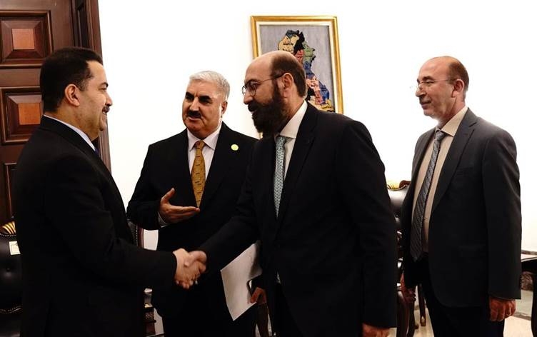 السوداني لأمير الإزيديين: إعمار سنجار وسهل نينوى من أهداف الحكومة