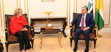 ريبر أحمد يبحث مع بلاسخارت تعزيز التعاون مع بغداد وملف سنجار