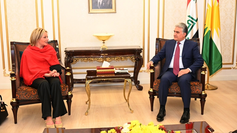 ريبر أحمد يبحث مع بلاسخارت تعزيز التعاون مع بغداد وملف سنجار