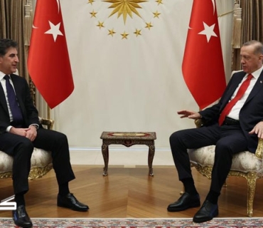 سه‌رۆك نێچيرڤان بارزانى له‌گه‌ڵ سه‌رۆك ئه‌ردۆغان كۆبووه‌وه