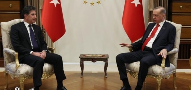 سه‌رۆك نێچيرڤان بارزانى له‌گه‌ڵ سه‌رۆك ئه‌ردۆغان كۆبووه‌وه