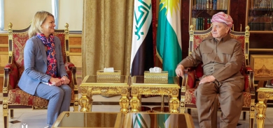 سەرۆک بارزانی پێشوازی لە کونسوڵی تازەی بریتانیا لە ھەولێر دەکات