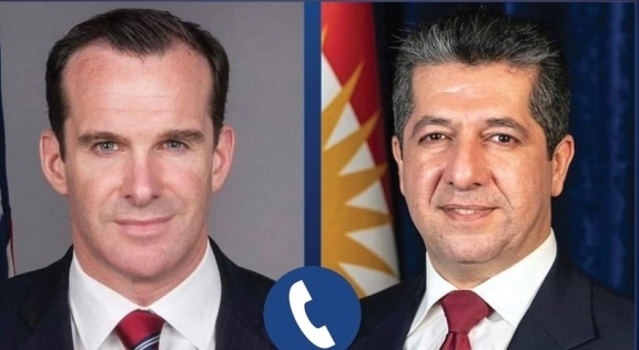 مسرور بارزاني وماكغورك يناقشان قرار المحكمة الاتحادية الأخير والمشاكل العالقة بين أربيل وبغداد