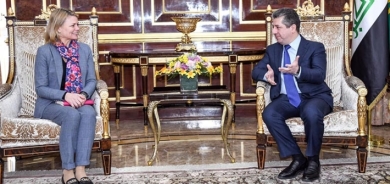 Mesrûr Barzanî pêşwazî li Konsula nû ya Brîtanyayê kir