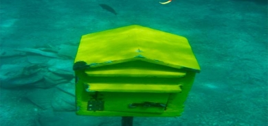 سندووقی پۆستە لە ژێر ئاودا