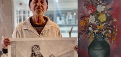 لە سلێمانی پێشانگەیەکی تایبەتی هونەرمەند ناشاد کرایەوە