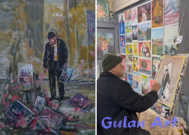 لە سلێمانی پێشانگەیەکی تایبەتی هونەرمەند ناشاد کرایەوە