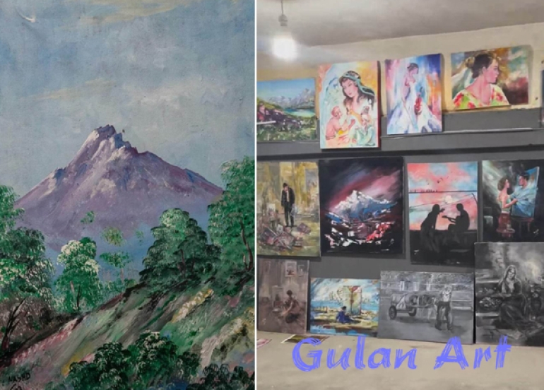 لە سلێمانی پێشانگەیەکی تایبەتی هونەرمەند ناشاد کرایەوە