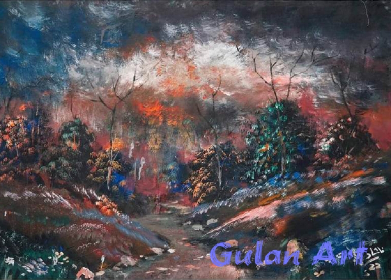 لە سلێمانی پێشانگەیەکی تایبەتی هونەرمەند ناشاد کرایەوە