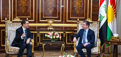 سەرۆكی حكوومەتی هەرێمی كوردستان پێشوازیی لە باڵوێزی بەریتانیا لە عێراق كرد و چه‌ند بابه‌تێكیان تاوتوێ كرد.