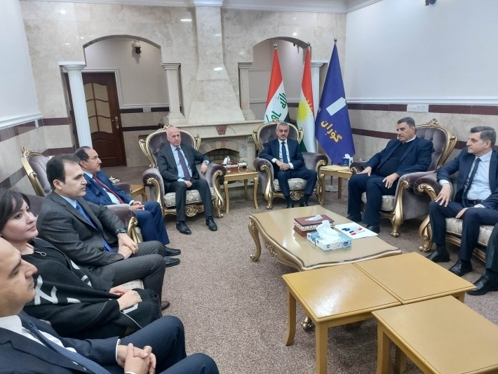 Şandeya PDKê serdana Tevgera Gorran kir