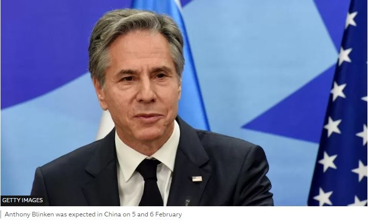 US halts Blinken China visit after spy balloon row