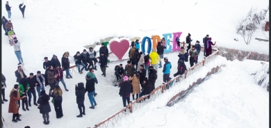 Bi hezaran geştyar ji bo berfê çûne serdana Çiyayê Korekê