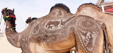 نەخشی سەر وشتر لە جیاتی ئوتۆمبێل