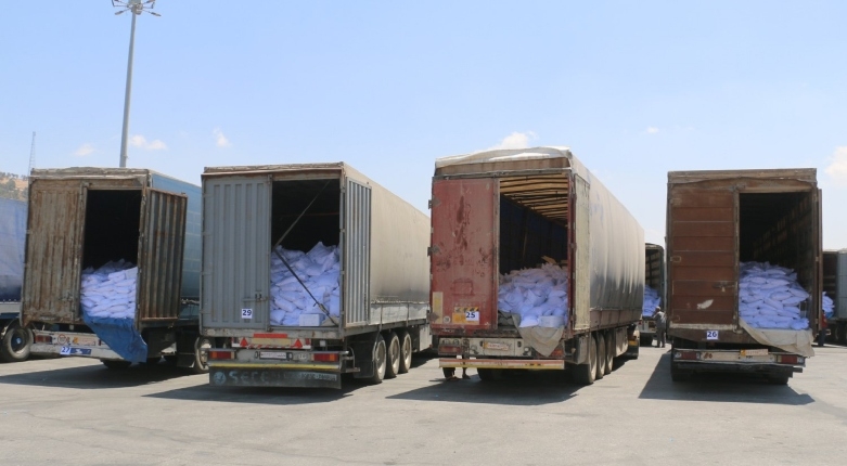 Iraq 650 ton alîkariyên curbecur dişîne Sûriyê