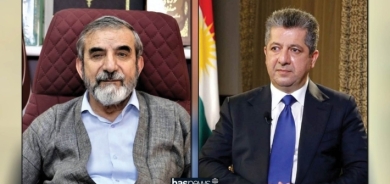 Mesrûr Barzanî pîrozbahî li Emîndarê Giştî yê Yekgirtûya Îslamî kir