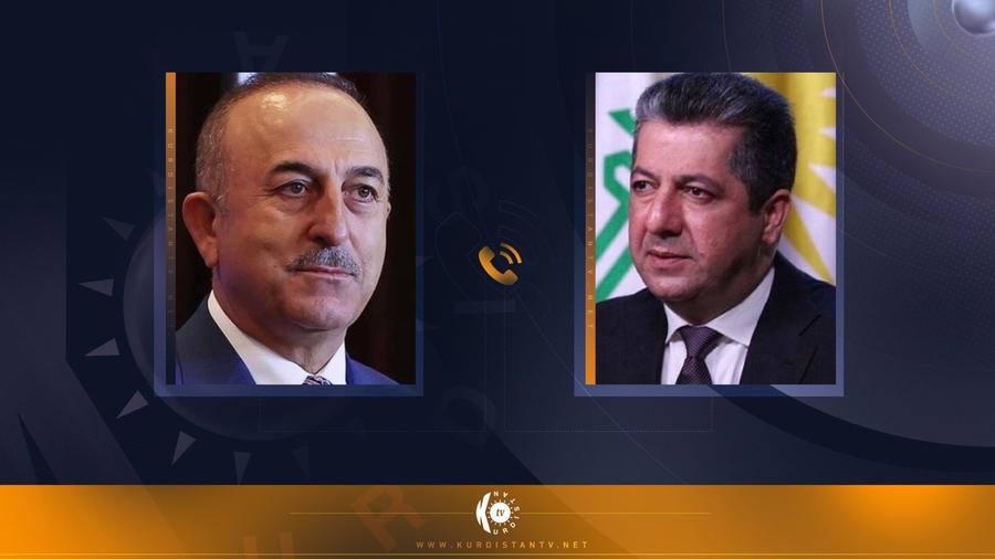 Serokwezîrê Kurdistanê telefûna wezîrê derve yê Tirkiyeyê kir