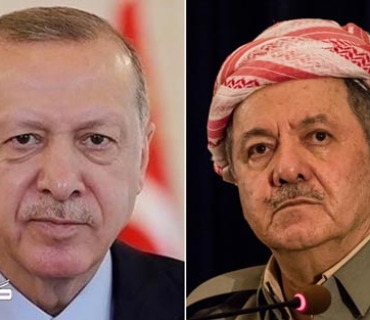 سەرۆككۆماری توركیا سوپاسی سەرۆك بارزانی دەكات