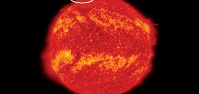 انفصال جزء من الشمس للمرة الأولى