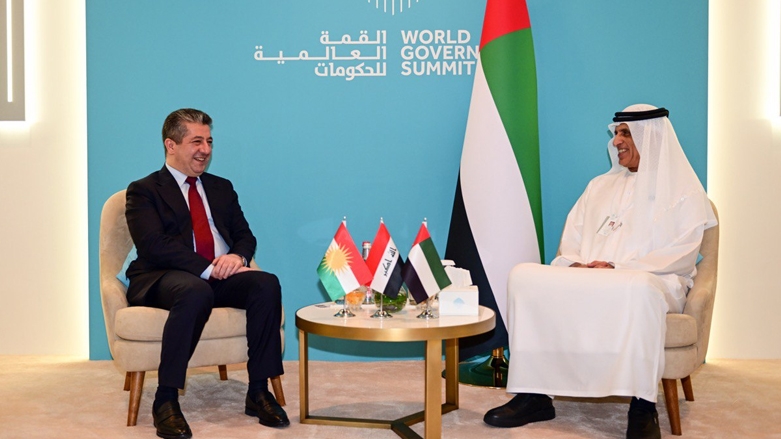 رئيس حكومة إقليم كوردستان يلتقي حاكم إمارة رأس الخيمة