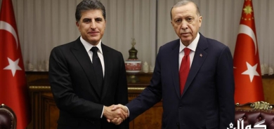 سەرۆک نێچیرڤان بارزانی لەگەڵ سەرۆک ئەردۆغان کۆبووەوە