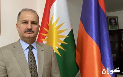 ئیڤون پترۆز ئوهان  سەرۆكی لێژنەی كارگێڕیی نەتەوەی ئەرمەن لە هەولێر بۆ گوڵان:      سەرۆك بارزانی پارێزەری ئاشتەوایی و لێبوردەیی و تەبایی نێوان هەموو پێكهاتەكانی هەرێمی كوردستانە