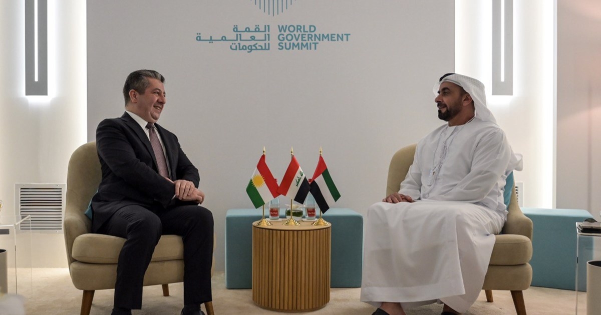 PM Masrour Barzani meets Deputy Prime Minister of UAE