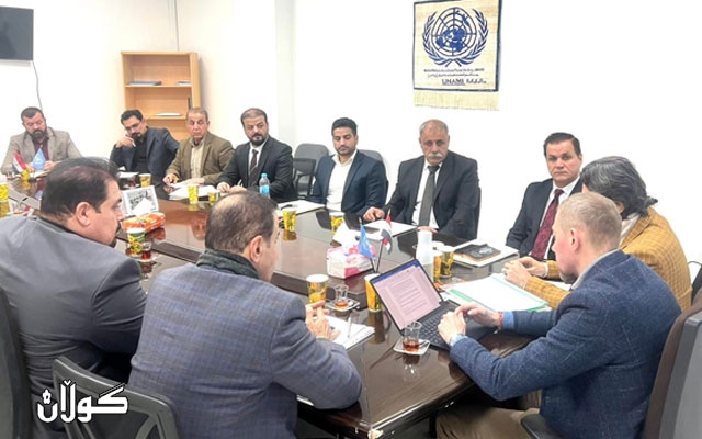 له كه‌ركوك  شاندی پارتی دیموكراتی كوردستان  به‌شداری كۆبوونه‌وه‌ی یۆنامی كرد