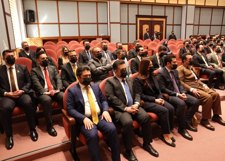 سەرۆک بارزانی لەگەڵ سەرکردایەتیی هەردوو ڕێکخراوی یەکێتیی قوتابیان و یەکێتیی لاوانی دیموکراتی کوردستان کۆبۆوە