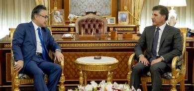 President Nechirvan Barzani welcomes new Japanese Ambassador