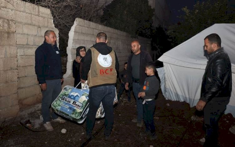 Tenê DXB hevkarî gehandiye mexdûrên Efrînê