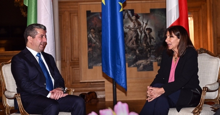 خلال لقائها مسرور بارزاني .. رئيسة بلدية باريس: لكوردستان مكانة خاصة في قلوب الفرنسيين