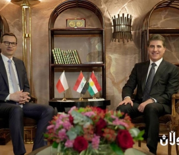 سه‌رۆك نێچيرڤان بارزانى له‌گه‌ڵ سه‌رۆك وه‌زيرانى پۆڵۆنيا كۆبووه‌وه‌